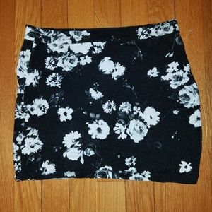 Floral Mini Skirt